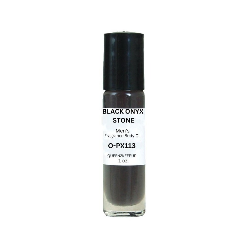 Black Onyx Stone (Men) Body Oil 10 ml Fragrance All Natural 1/3 oz Roll-On Scent